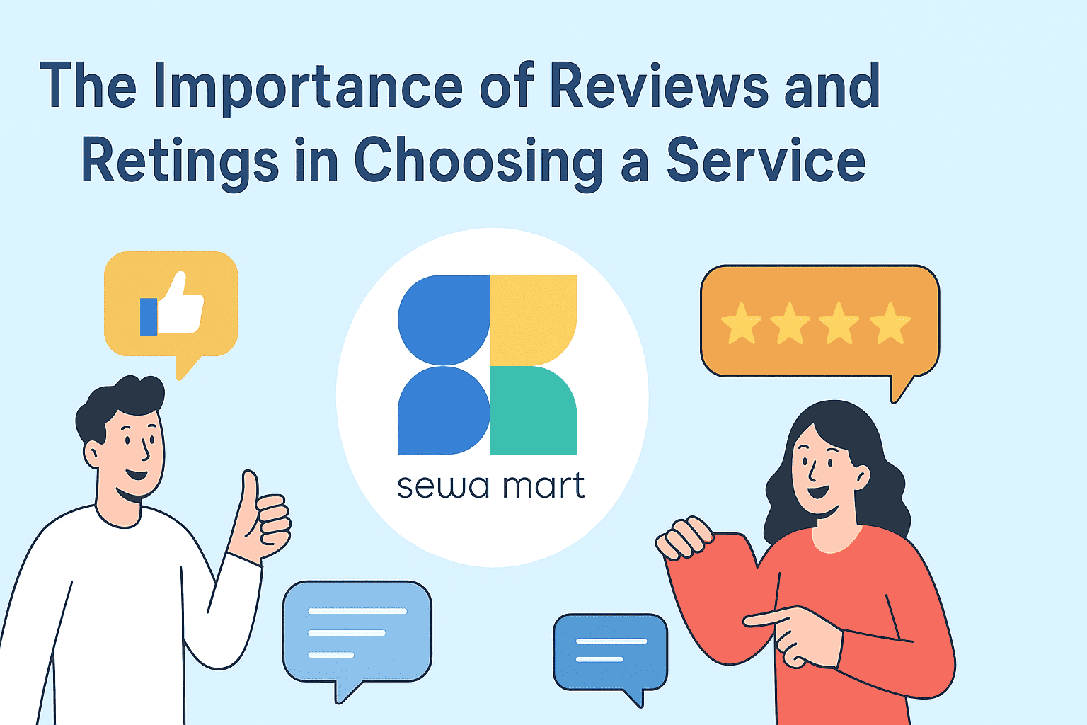 The Importance of Reviews and Ratings in Choosing a Service Sewa Mart