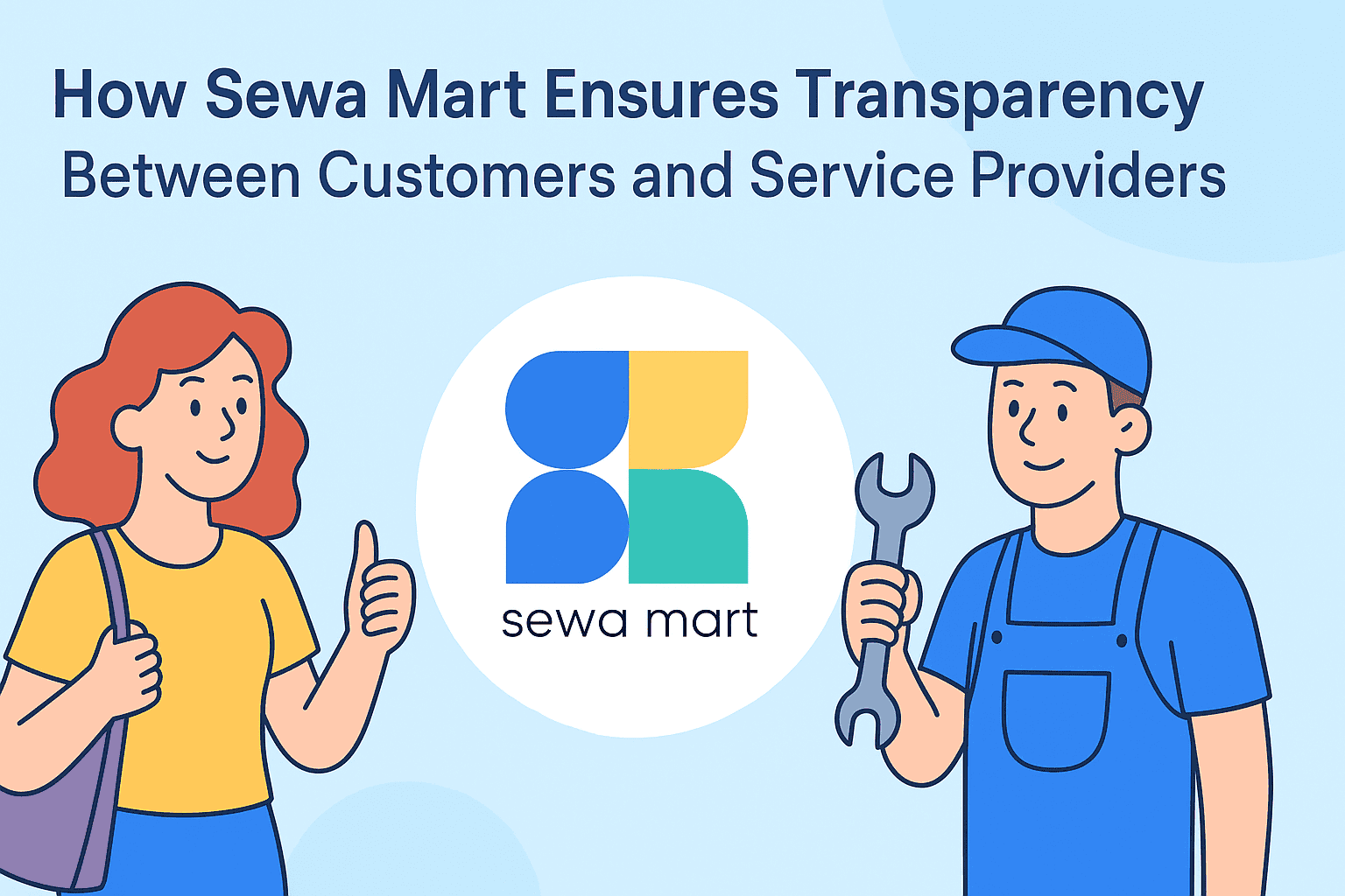 How Sewa Mart Ensures Transparency Between Customers and Service Providers Sewa Mart